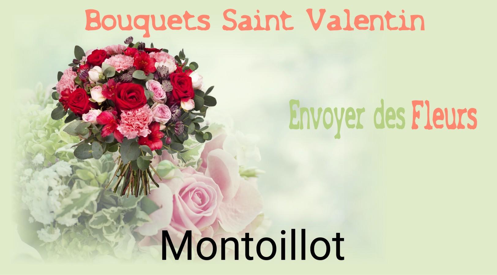 Roses de Saint-Valentin livrées à Montoillot